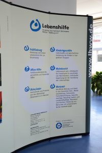 Banner der Lebenshilfe Wetzlar-Weilburg / Foto: A. Schmidt-Ehry